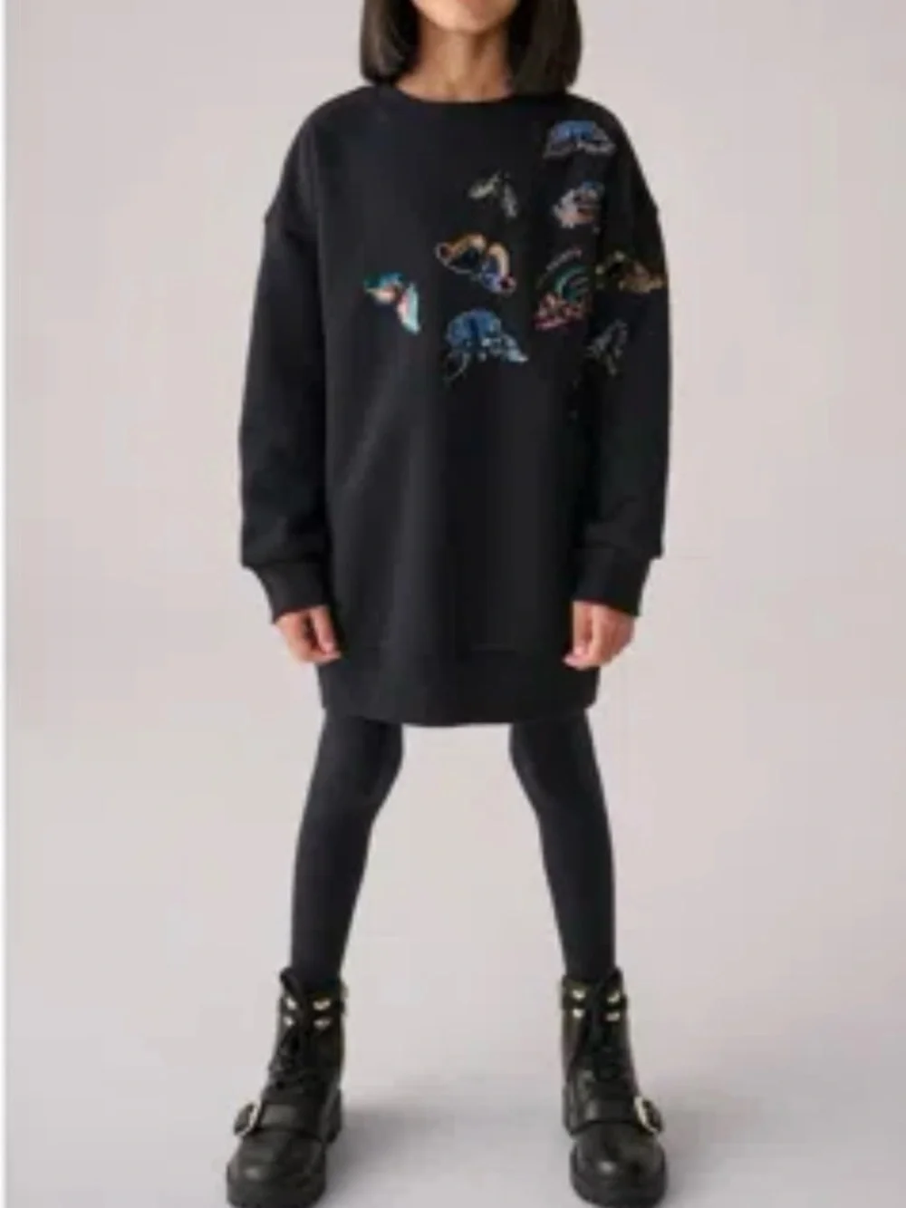 ALL SAINTS Size 7/8 mids butterfly girls dress